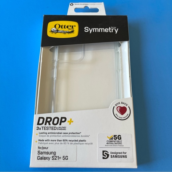Galaxy S21+ 5G - Otterbox Symmetry Case (CLEAR) - Picture 1 of 5